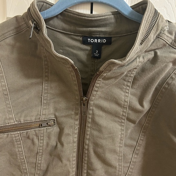 Torrid Cropped Jacket - Picture 2 of 5